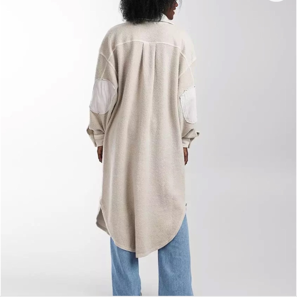 Free People Long Ruby Shacket Size Large - Picture 2 of 9